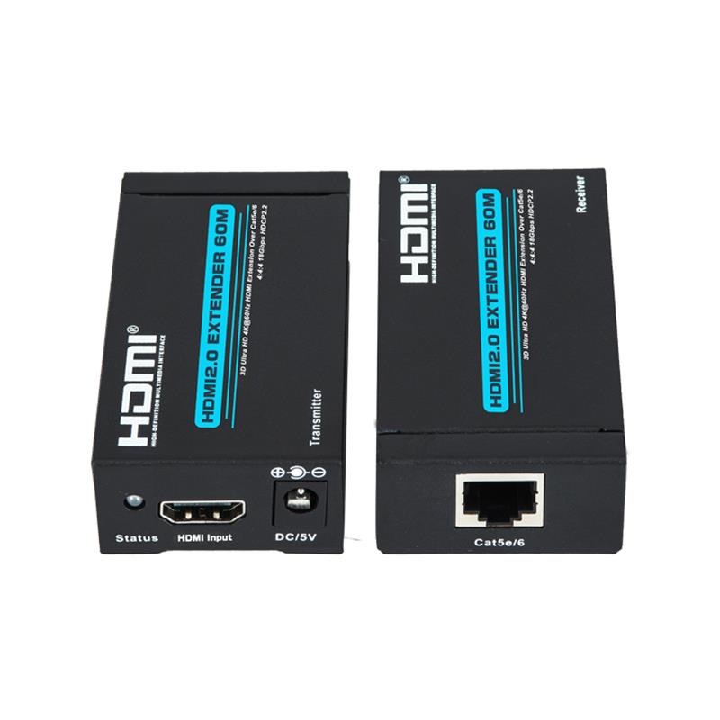 Noul produs V 2.0 HDMI extender 60m peste cat5e \/ 6 suport Ultra HD 4Kx2K @ 60Hz HDCP2.2