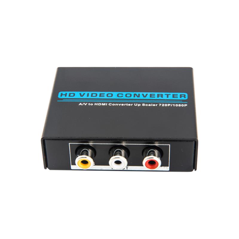 Convertor AV \/ CVBS TO HDMI + AUDIO (Up Scaler 720P \/ 1080P)