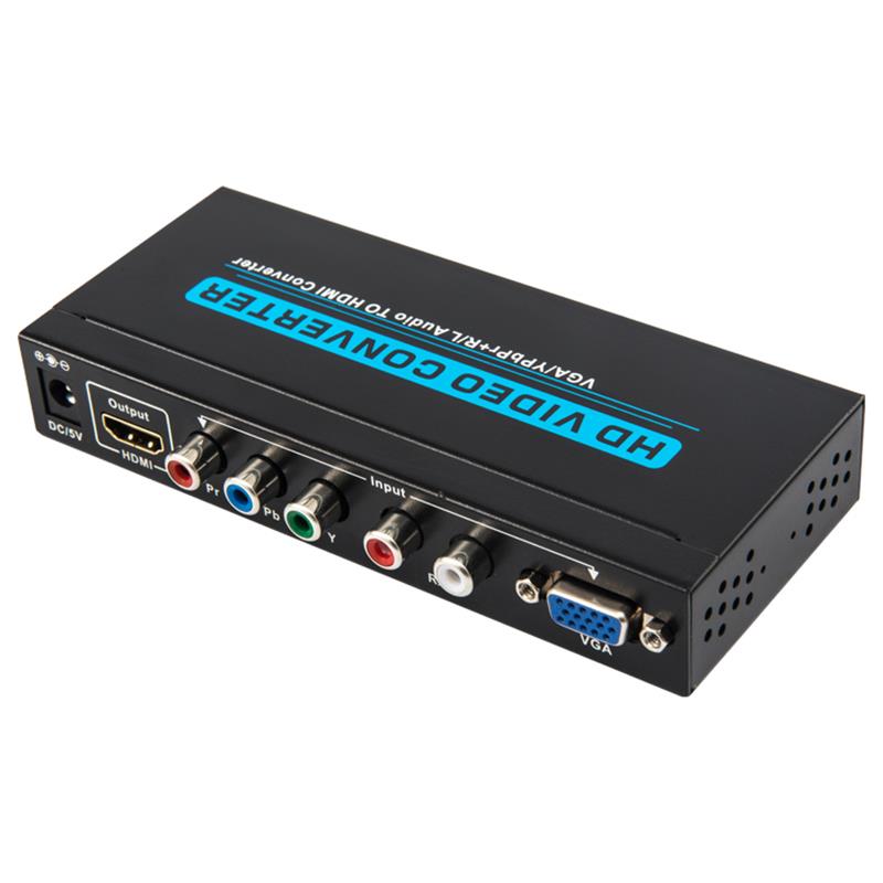 VGA \/ YPbPr + R \/ L Convertor audio HDMI 1080P