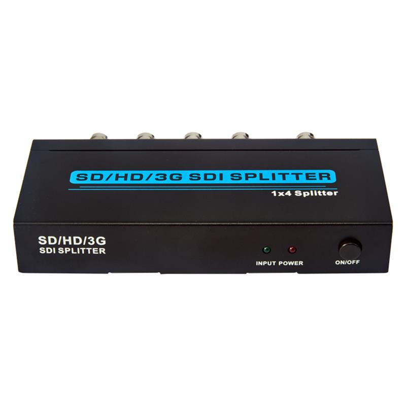 SD \/ HD \/ 3G SDI 1x4 SPLITTER Suport 1080P