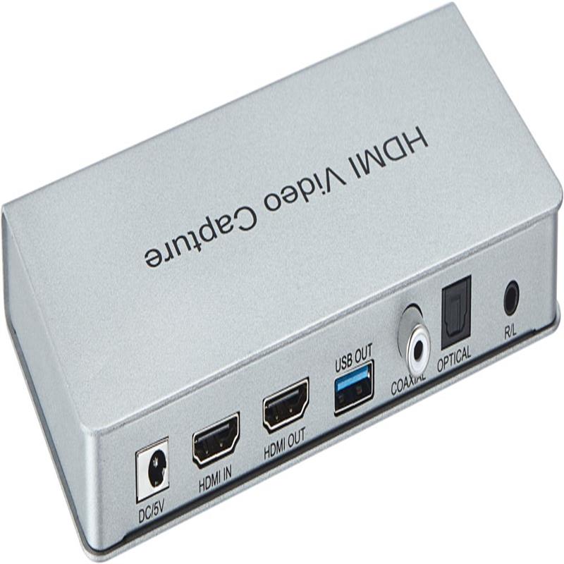 Captura video USB 3.0 HDMI cu buclă HDMI, audio coaxial, optic